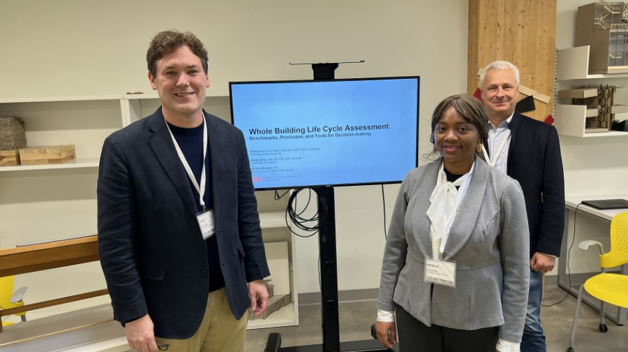 Presenting whole-building life-cycle assessment at the AIA/ACSA Intersections Research Conference, 2023