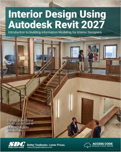 Cover, Interior Design Using Autodesk Revit 2027